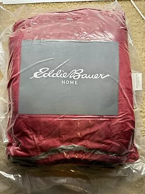 Eddie Bauer Throw Blanket Ultra Soft Plush Sherpa Home Decor Reversible • $18