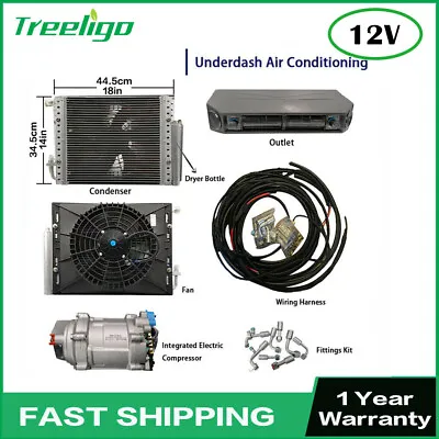 Universal 12V Car Underdash Air Conditioning Evaporator A/C Cooling Kit 3 Speed • $999.99