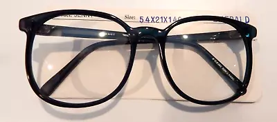 Vintage MAINSTREET Jenny Emerald 54/21 P3 Round Eyeglass Frame NOS #251 • $9.99