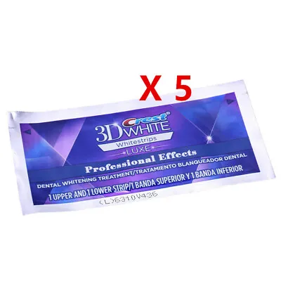 $31.77 • Buy 3D White Whitestrips Professional Effects Whitening Strips 5 10 20 USA Made