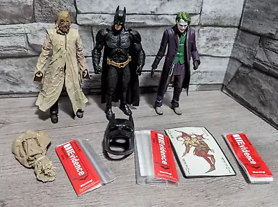 The Dark Knight Movie Masters 6  Figure Lot Batman Joker Scarecrow DC Mattel • $44.95