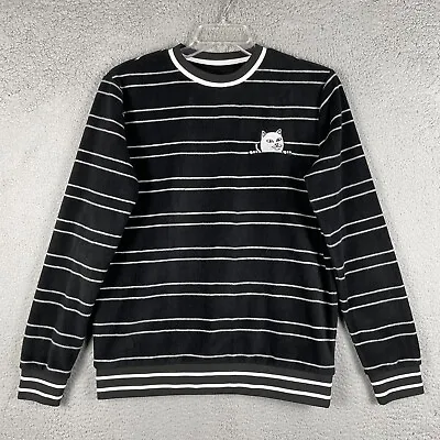 Ripndip Sweater Mens Size S Striped Cat Lord Nermal Sweatshirt Fleece Streetwear • $29.99
