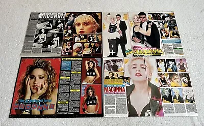 MADONNA Clip Collection Posters Music Magazines Vintage Rare 1980s 1990s • $15