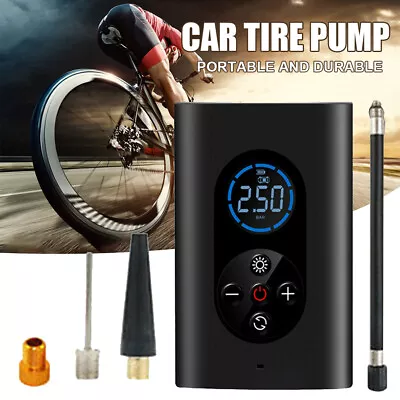 Portable Air Pump 150PSI Air Compressor Tire Inflator For Car Motor Bike Bicycle • $47.89