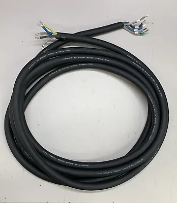 3 THREE PHASE POWER CABLE FLEXIBLE 5 CORE 6 Mm H/DUTY CABLE  4m LONG CABLE LEAD • $60