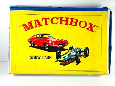 1966 Vtg Lesney Matchbox Show Carrying Case Toy Car Race NICE REPAIR • $74.99