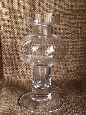 £14.95 • Buy Dartington Glass Primavera Optic Candle Holder/ Bulb Holder Vintage Unboxed C