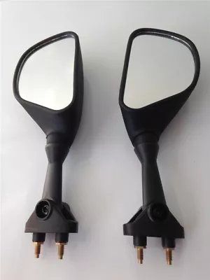 $28.50 • Buy Black Racing Mirrors For 2003-2004 Kawasaki ZX-6RR ZX-6R 636