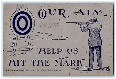 Man Shooting Target Bible Class Invitation Middletown Maryland MD Postcard • $9.98