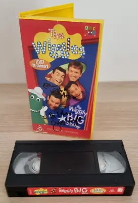 The Wiggles The Wiggly Big Show VHS PAL Signed Original Cast Members • $39.99