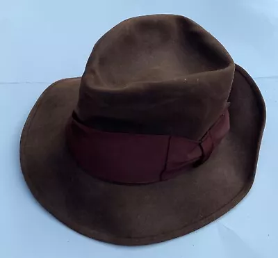 1950’s 1960’s Vintage Knox Twenty Men’s Fedora Hat Rust Brown 7 3/8 Estate Find • $49.99