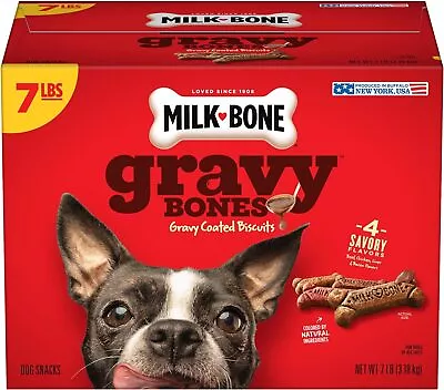 Milk-Bone GravyBones Dog Biscuits Small Dog Treats 7 Lb. • $29.06