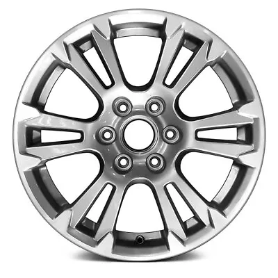 Wheel For 15-16 Ford F-150 18x7.5 Alloy 6 Double I Spoke 6-135mm Machined Silver • $295