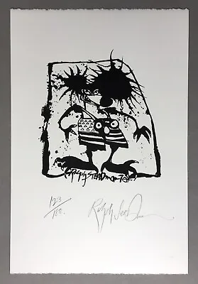 Ralph Steadman -  Mean Mouse  Hunter S Thompson - Lt Ed SIGNED Print #123 Of 180 • £337.80