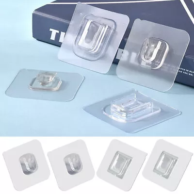 £3.06 • Buy 10PCS Double-sided Adhesive Wall Hooks For Home Life Hangging Accessory UK STOCK
