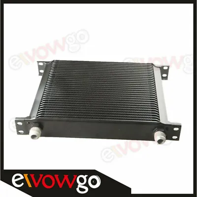 AN 10 10AN 30 Row Engine Transmission Oil Cooler Aluminum Mocal Style Black • $88.07