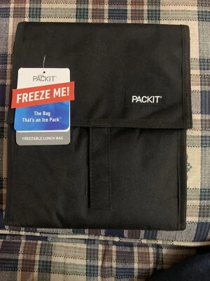 $25 • Buy Packit Freezable Lunch Bag Black