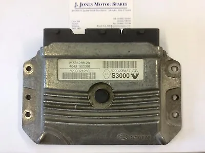 Genuine Renault Megane Scenic Engine ECU Brain 8200321263 8200298457 SAGEM • £40