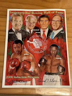 2008 IBHOF PROGRAM Boxing Program • £5.78