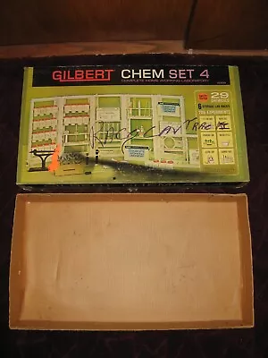 1960s Vintage Gilbert Chemistry CHEMLAB Set 4 #12305 Original Box Empty • $56