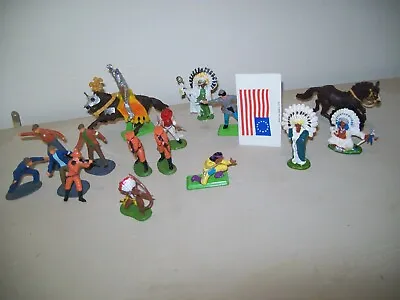 Britains Cowboys & Indians. Also A Knight American Civil War & Think Scalextric • £3