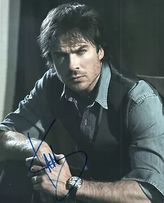 Signed Ian Somerhalder The Vampire Diaries 8x10 Authentic Photo With COA • $12.99