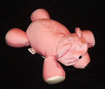 Moshi Brentwood Pink White BEAR Microbead Pillow Plush 15  • $59.99