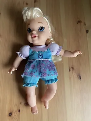 DISNEY TollyTots Toddler ELSA My First Princess Frozen Doll 12  Vinyl Soft Body • $12