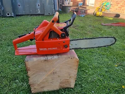 Sachs Dolmar 100 Chainsaw Vintage Chain Saw 2 Stroke 1983 • £55