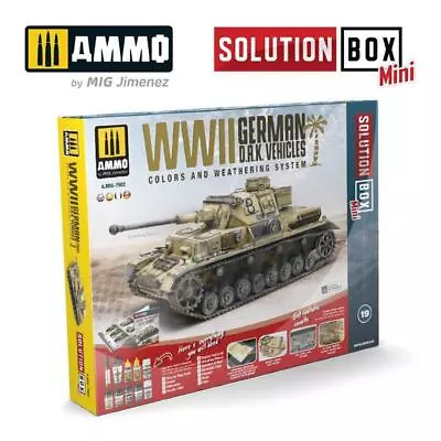 Ammo Solution Box Mini #19 WWII German-D.A.K. Vehicles #AMIG7902 • $85.99