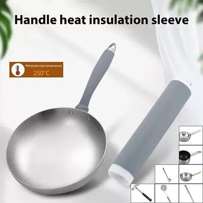 Anti-scalding Pot Handle Heat Resistant Cover Pan Protector Hot Handle Sleeve UK • £6.39