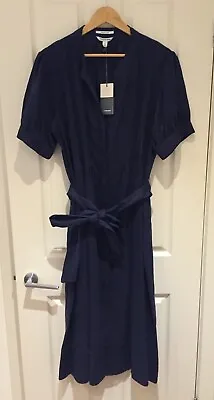 Country Road Bnwt Size 16 Blue Linen Dress • $150