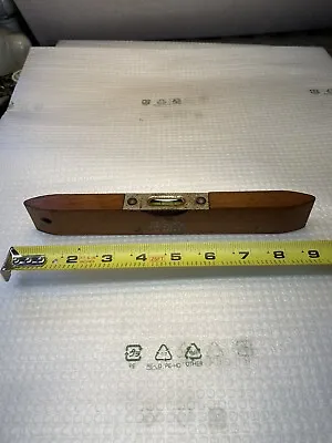 Vintage Stanley Handyman No. H1293 Wood Bubble Level 9  Torpedo Made In USA • $10