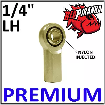 Lh 1/4-28 Bore 1/4 Premium Female Heim Joint Drag Link Rod End Ball Steering • $2.49