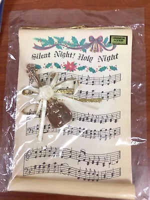 Vintage Cimaron Pottery Silent Night Holy Night Sheet Music Ornament  New Sealed • $19.99