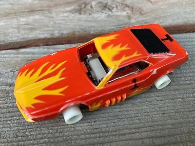 Vintage Tyco Funny Mustang Slot Car Red No Tires • $19.95