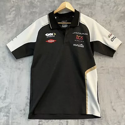 Jaguar TCS Racing Formula E Team Polo Shirt Mens Size Large • £19.99