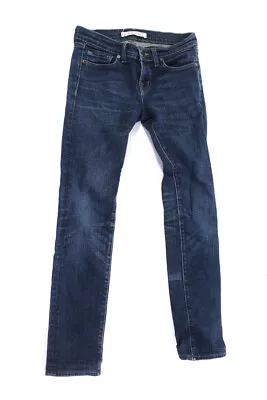 J Brand Womens Mid Rise Pencil Leg Jeans Blue Cotton Size 26 • $42.69