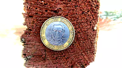 1997 50th Aniversario Dominican Republic 5 Peso Coin Old Rare Dominican Coins • $5.99