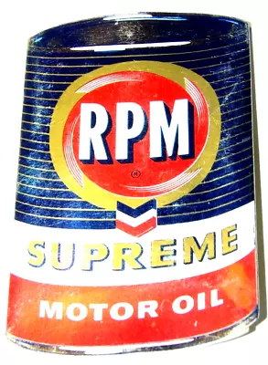 Vtg Chevron 1950s RPM Motor Oil Can Eyeglasses Tissues Service Station Give-Away • $26.99