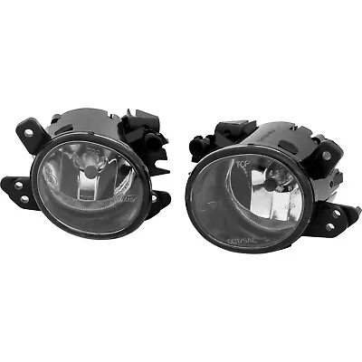 Fog Lights Driving Lamps Set Of 2  Driver & Passenger Side For MB Mercedes Pair • $53.13