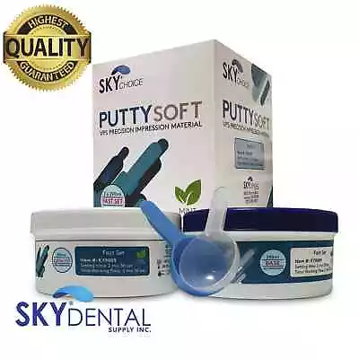 2 X 300 Ml Each Putty Fast Or Regular Set VPS Impression Material Mint Base • $33.89