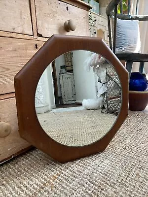 Vintage Mid Century Teak Mirror Solid Teak C1960/70 Nice Condition  • $55.95