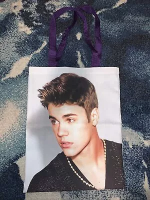 £19.66 • Buy Justin Bieber Tote Bag 'BELIEVE' White