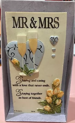 Mr & Mrs Plaque Hanging Table Top • £4.99