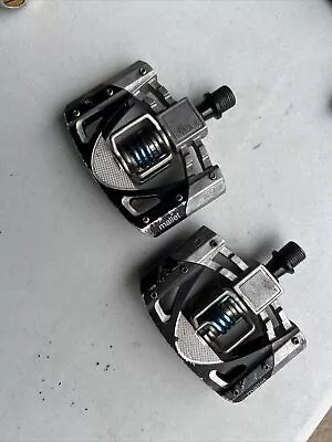 Crankbrothers Mallet E LS 9/16 In Clipless Pedal - Black/Blue • $10