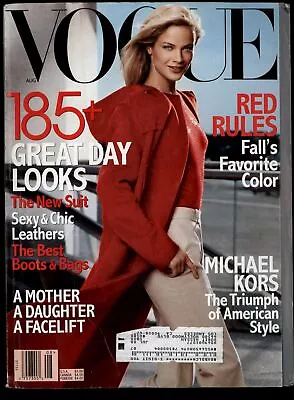 VOGUE August 1999 * CAROLYN MURPHY Cover  Fashions Articles Advertising • $14.95