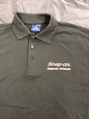 £19.99 • Buy Snap-On Tools Mens Cotton Polo Shirt ( Diagnostic ). Size Large  New Old Stock !