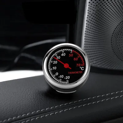£5.86 • Buy Mini Car Digital Clock Watch Thermometer Gauge Meter Decoration Clocks Universal
