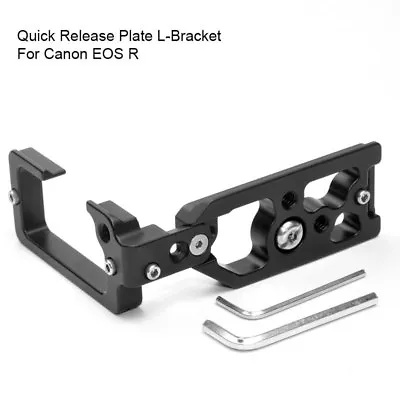 Adjust Alloy L Bracket Plate Vertical Shooting Holder Grip For Canon EOS R EOS-R • £22.78